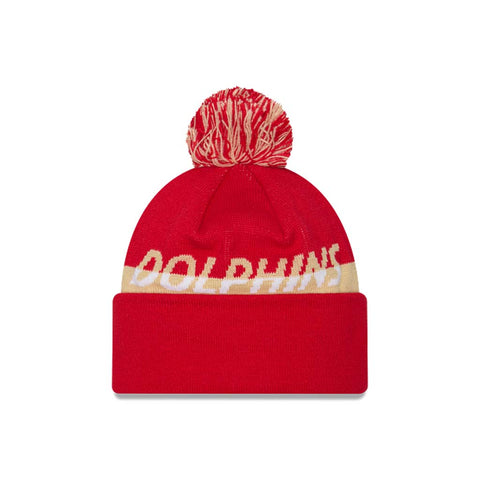 Dolphins Split Script Beanie