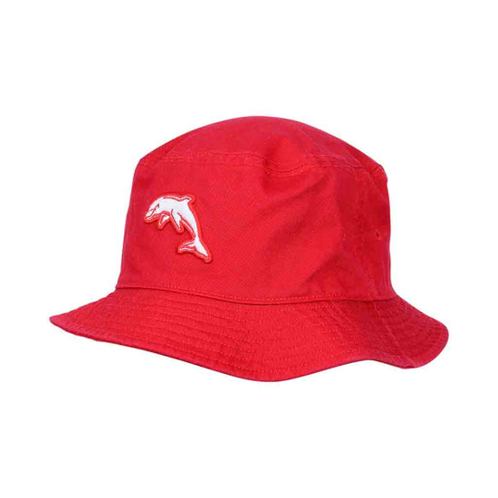 Dolphins Twill Bucket Hat Red