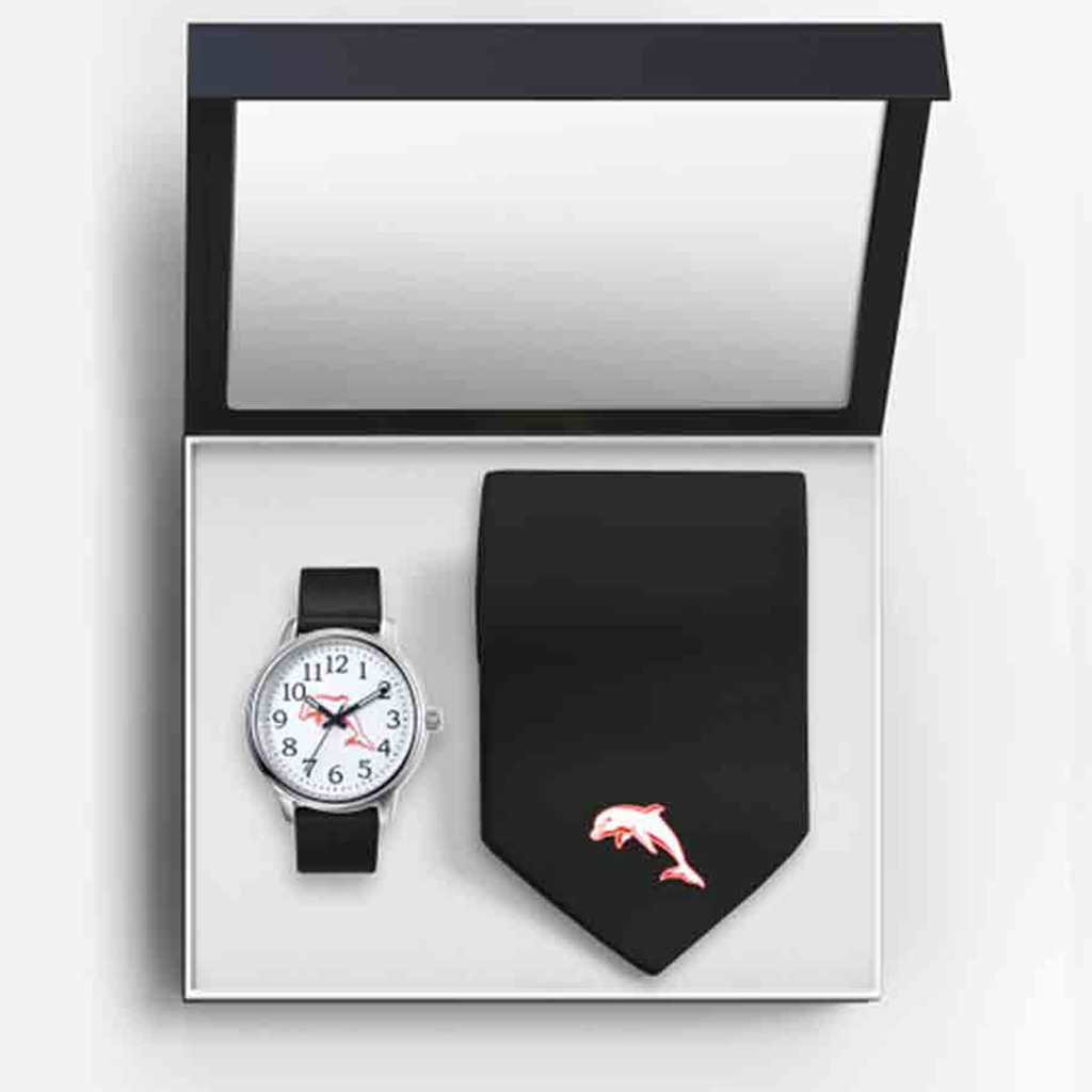 Dolphins Watch & Tie Gift Set