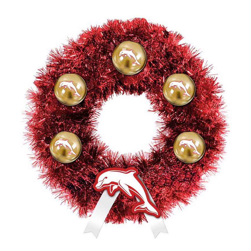 Load image into Gallery viewer, Dolphins Xmas Wreath
