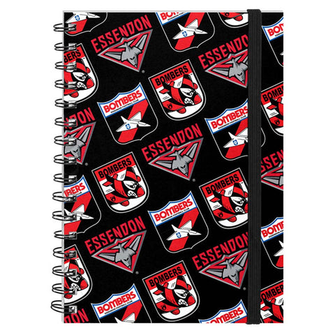 Essendon Bombers A5 Hardcover Notebook