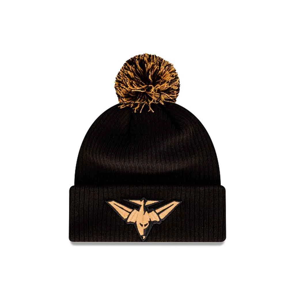 Load image into Gallery viewer, Essendon Bombers Black Wheat Beanie
