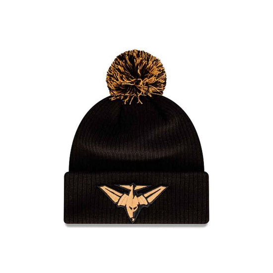 Load image into Gallery viewer, Essendon Bombers Black Wheat Beanie
