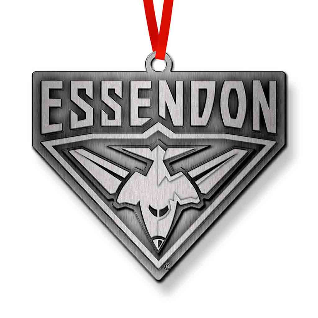 Essendon Bombers Metal Ornament