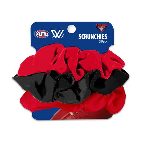 Essendon Bombers Scrunchies 3-Pack