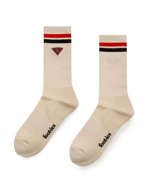 Essendon Bombers Sneaker Sock 2 Pack Giftbox