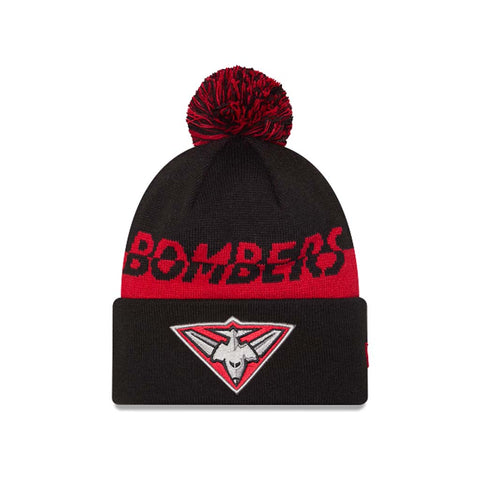 Essendon Bombers Split Script Beanie