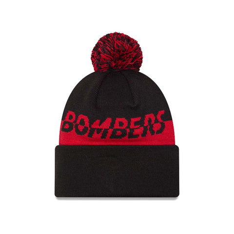Essendon Bombers Split Script Beanie