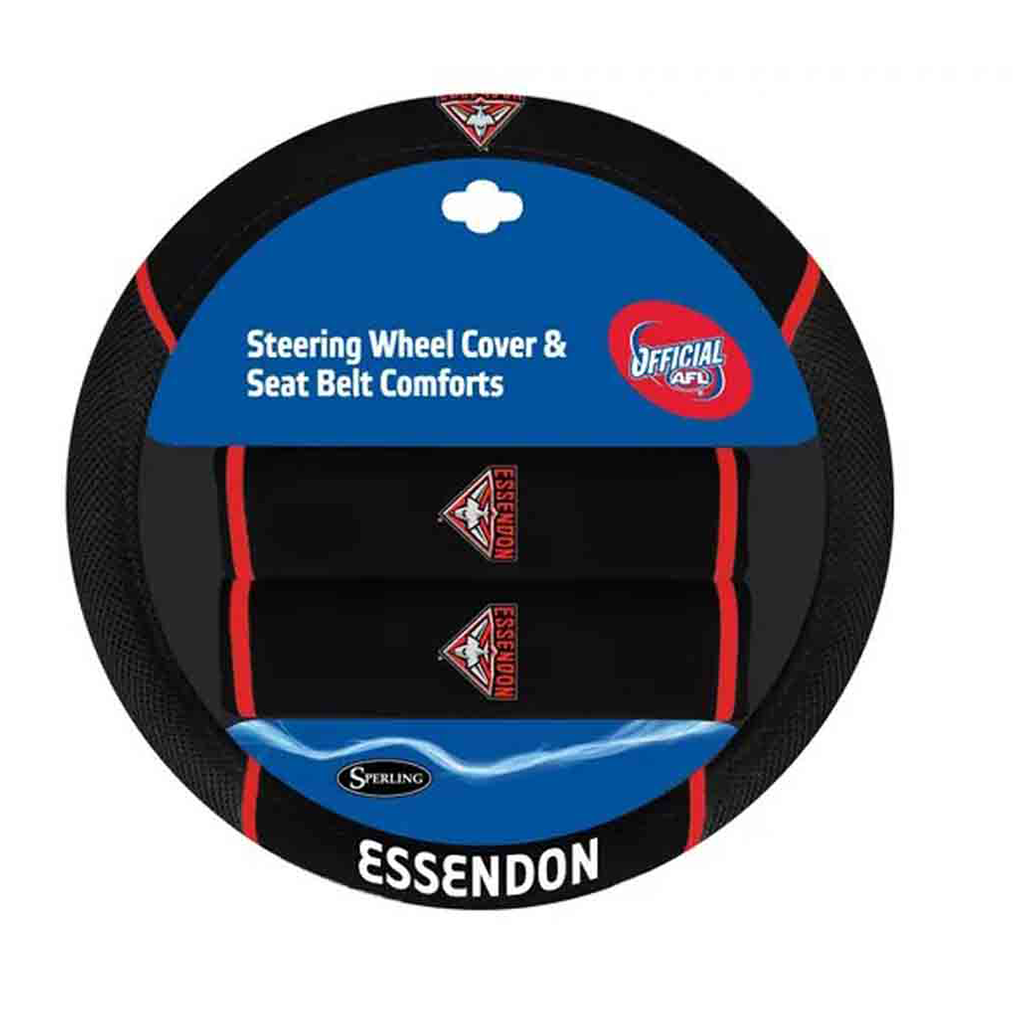 Essendon Bombers Steering Wheel Cover