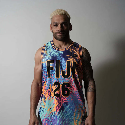 Fiji Bati 2026 Basketball Singlet Adult