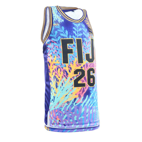 Fiji Bati 2026 Basketball Singlet Adult