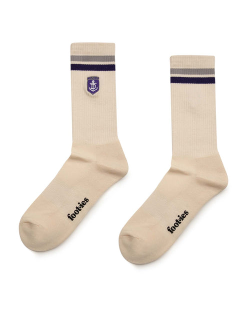 Fremantle Dockers Sneaker Sock 2 Pack Giftbox
