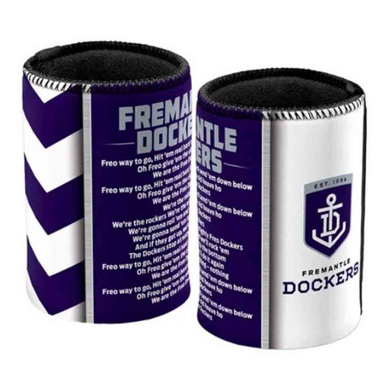 Fremantle Dockers Team Song Can Cooler