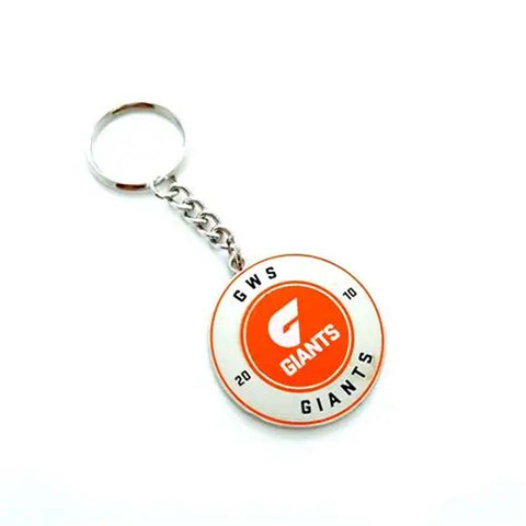 GWS Giants Round Keyring
