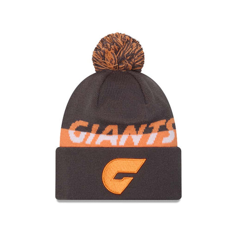 GWS Giants Split Script Beanie