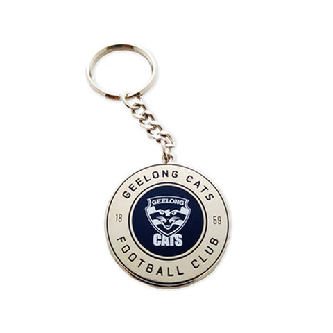 Geelong Cats Round Keyring