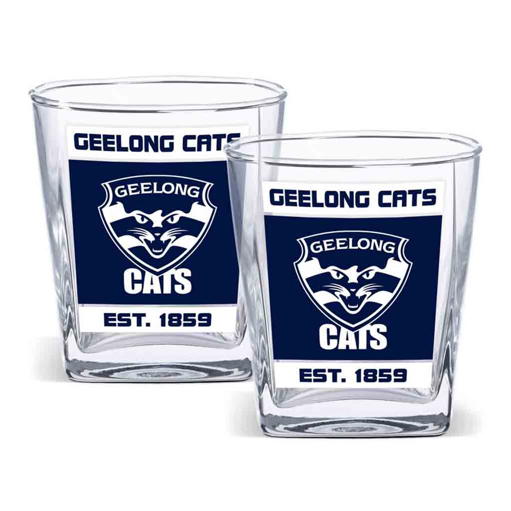 Geelong Cats 2-Pack Spirit Glasses