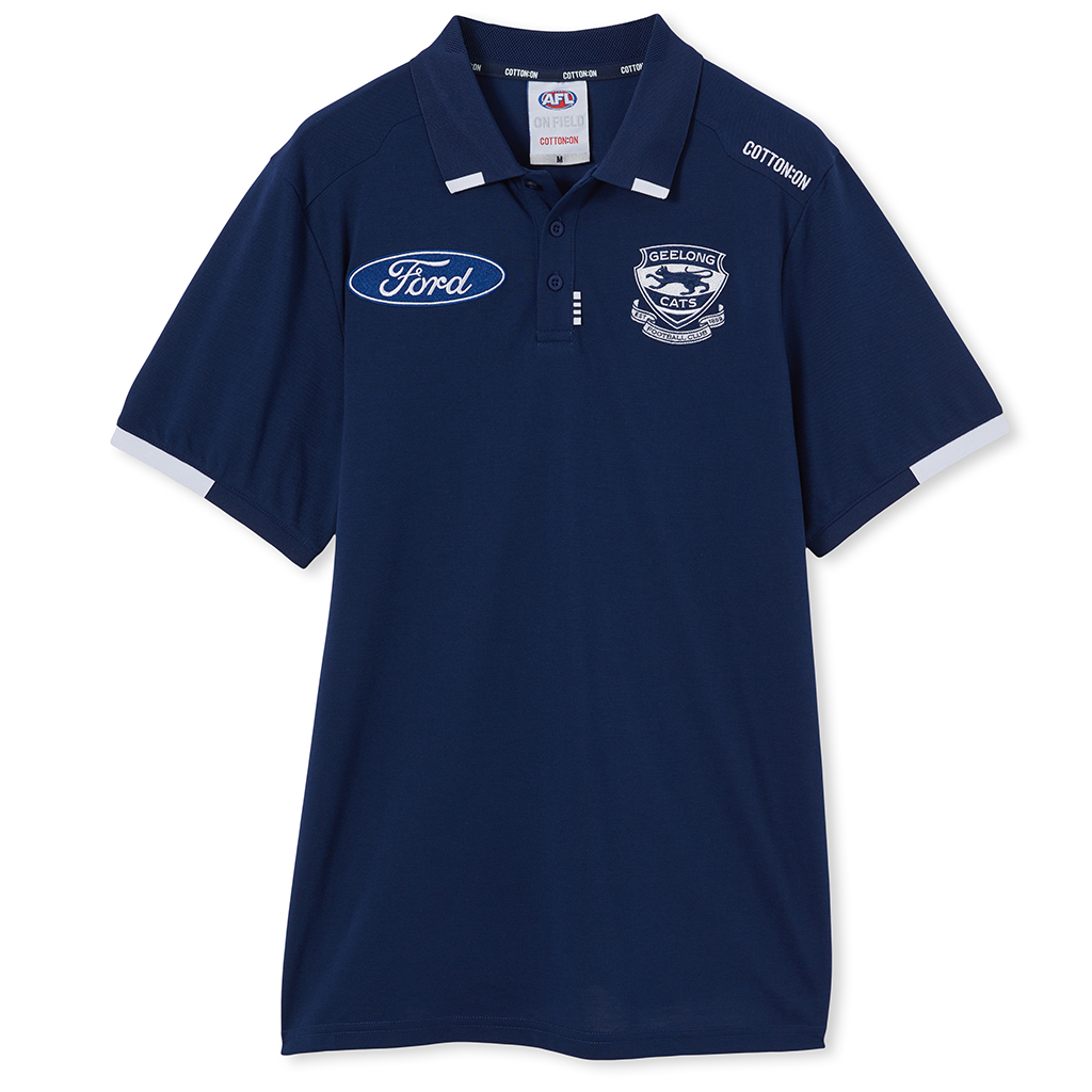 Geelong Cats 2024 Media Polo Adult
