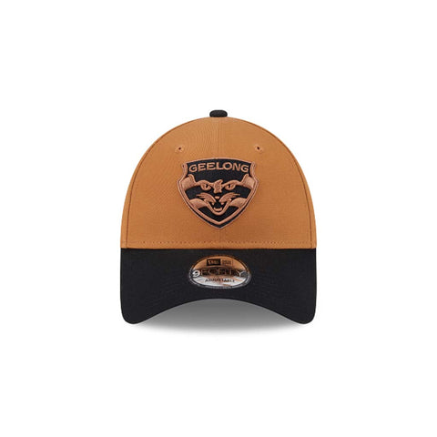Geelong Cats 9Forty Cap Light Brown Black