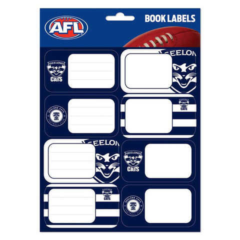 Geelong Cats Book Labels