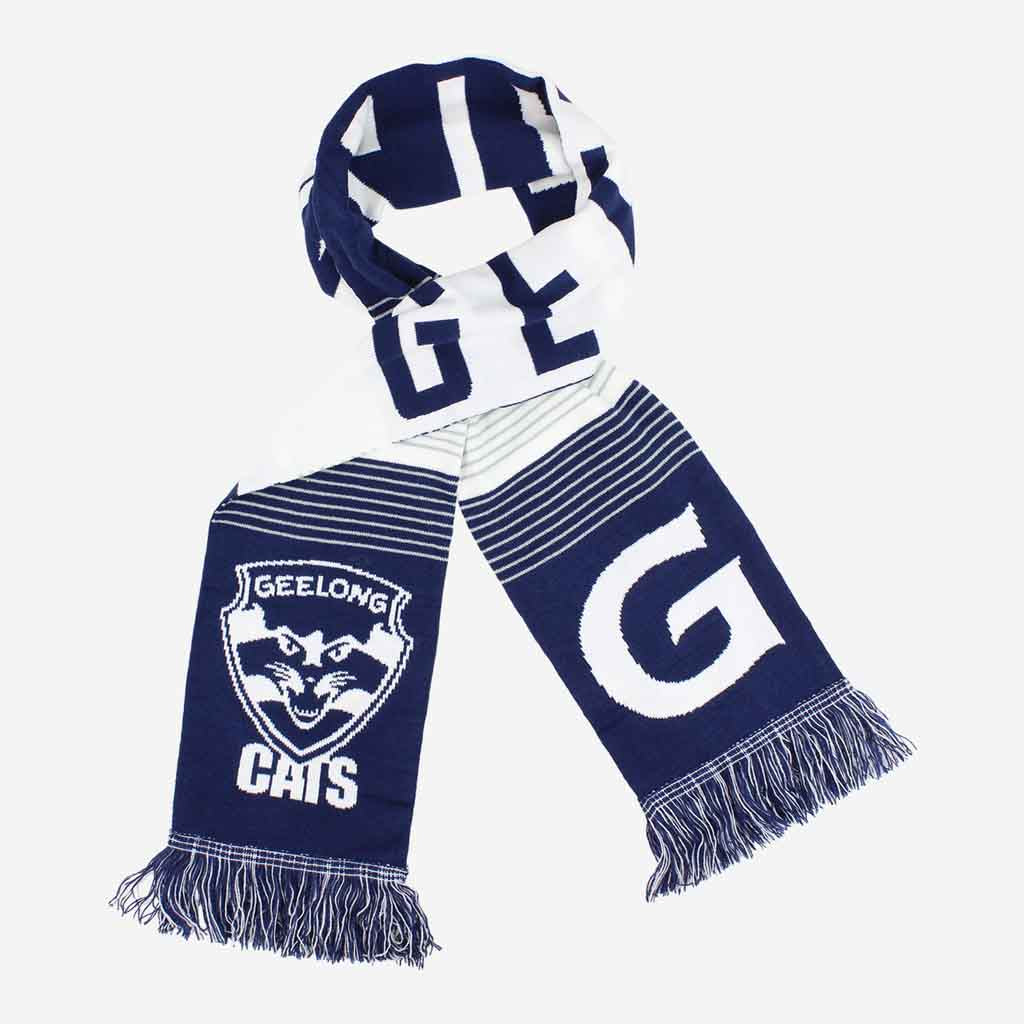 Load image into Gallery viewer, Geelong Cats Linebreak Scarf
