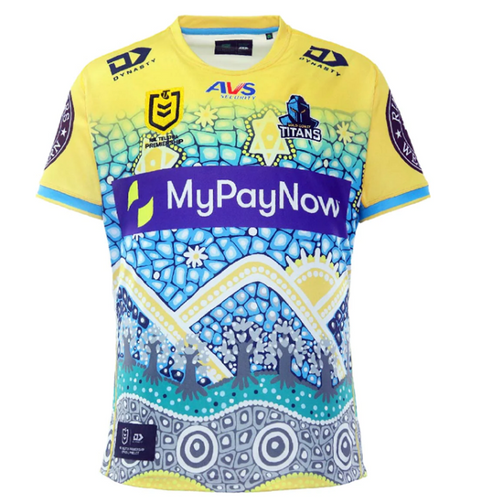 Load image into Gallery viewer, Gold Coast Titans 2023 Indigenous Jersey Adult*
