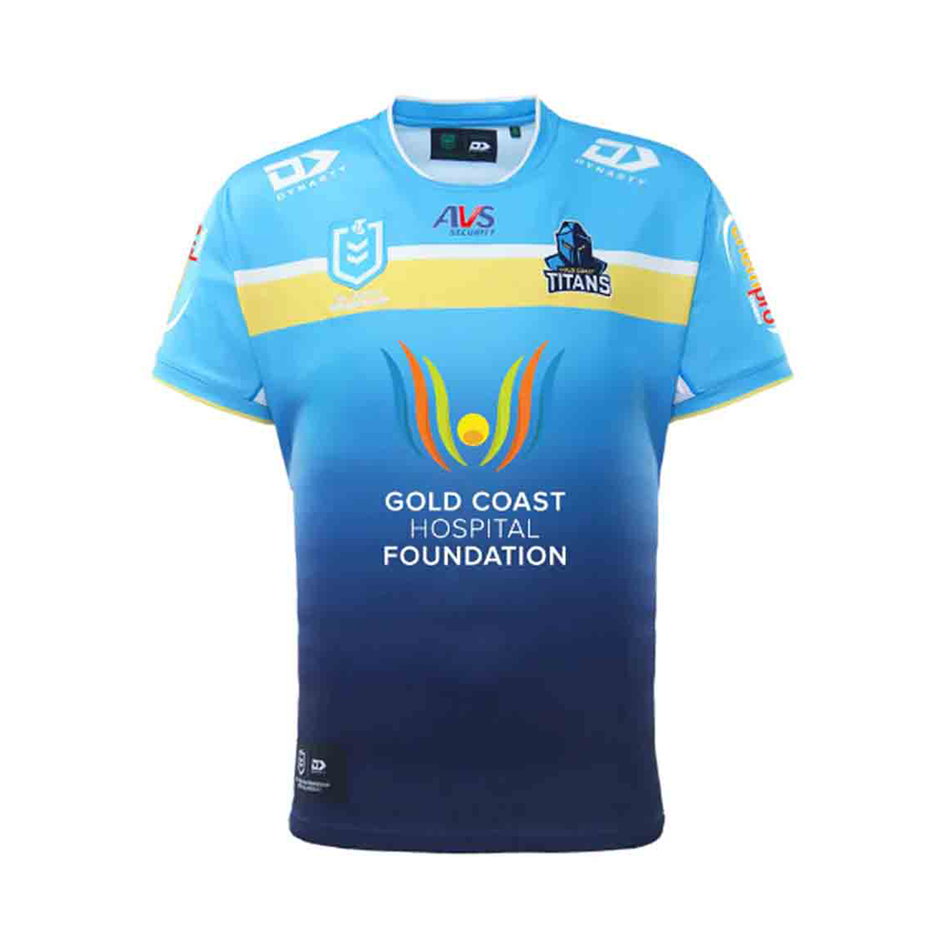 Load image into Gallery viewer, Gold Coast Titans 2024 Home Jersey Youth - Pre Sale
