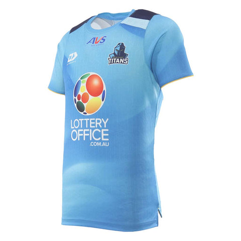 Gold Coast Titans 2026 Training Tee Cyan Adult