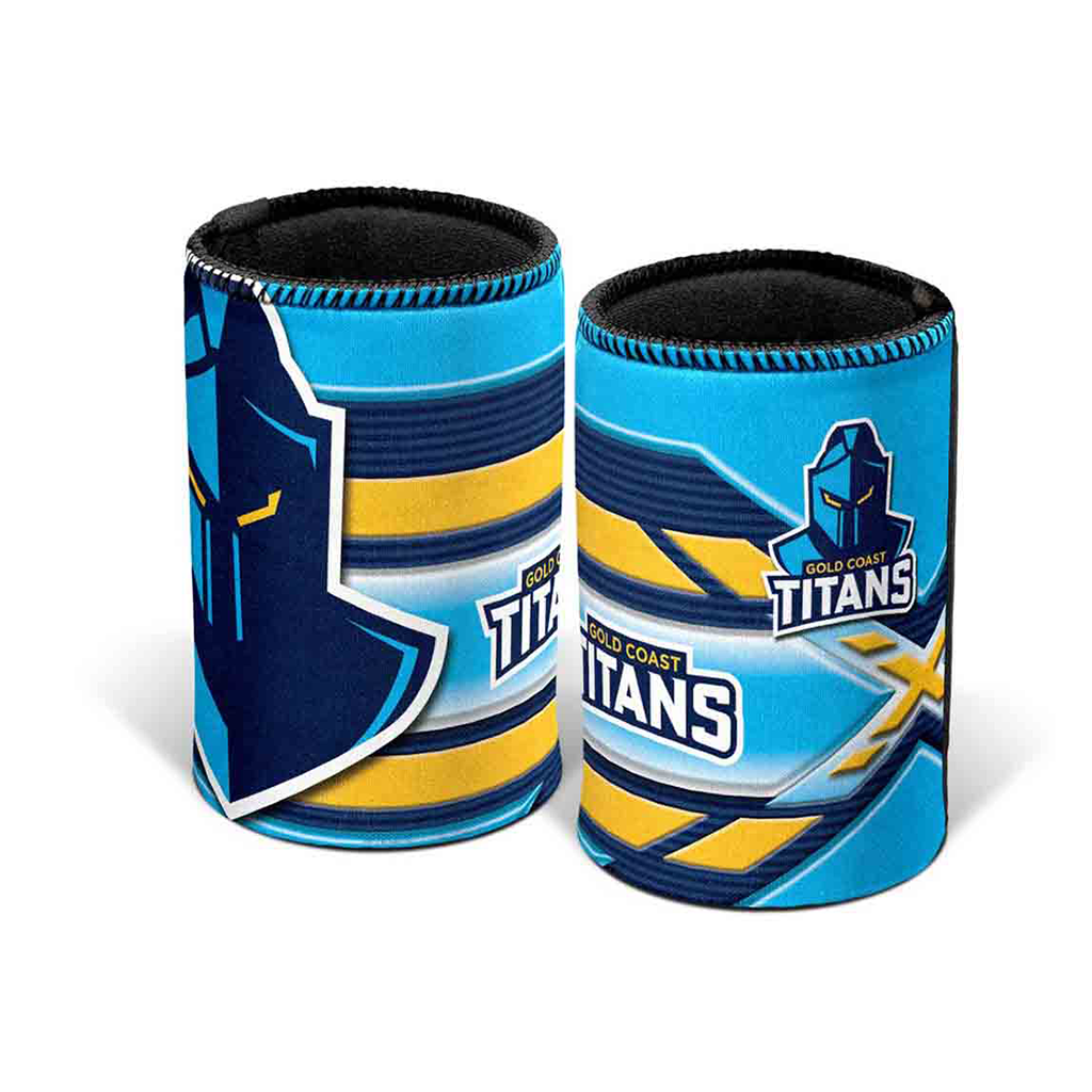 Load image into Gallery viewer, Gold Coast Titans Logo Can Cooler
