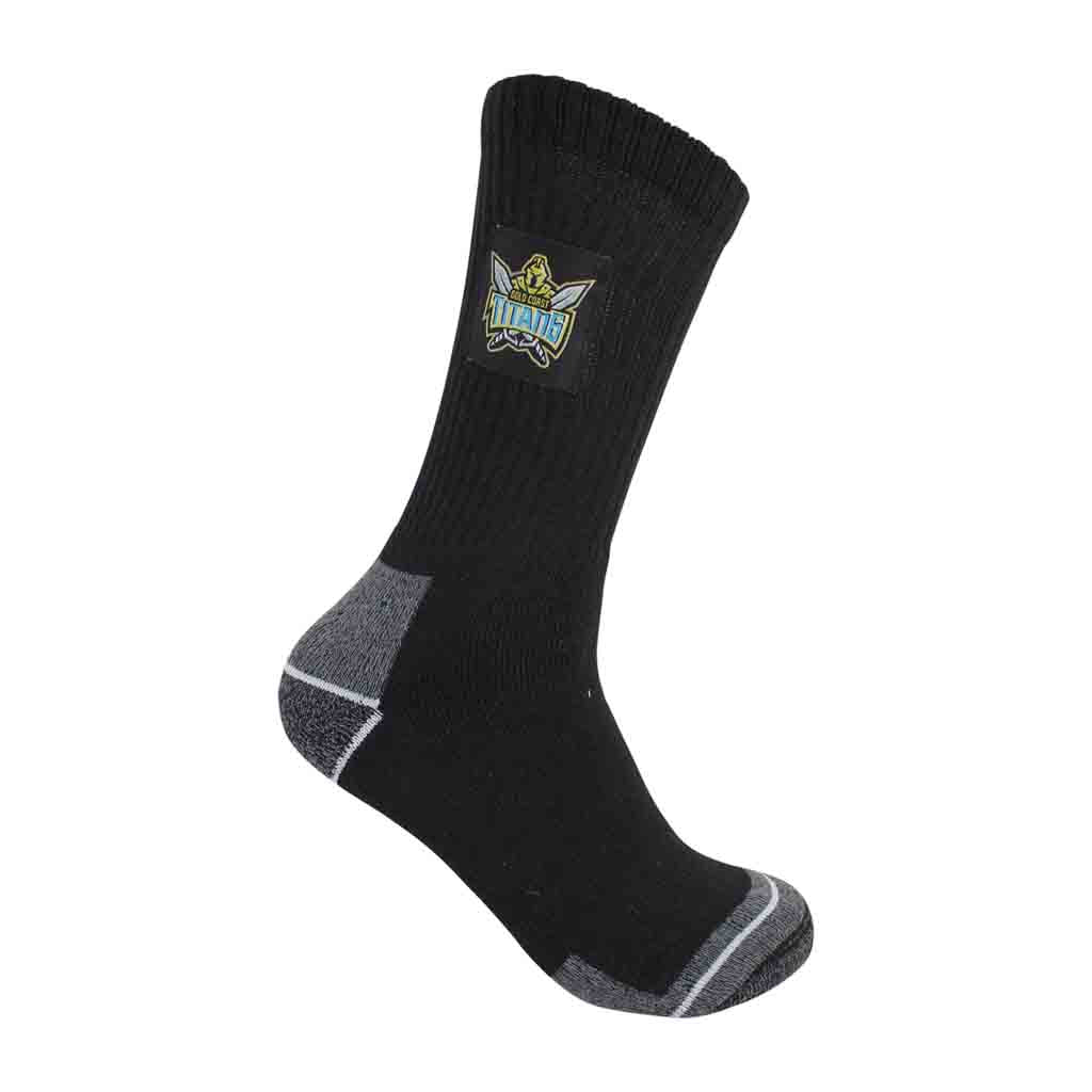 Gold Coast Titans Mens Work Socks