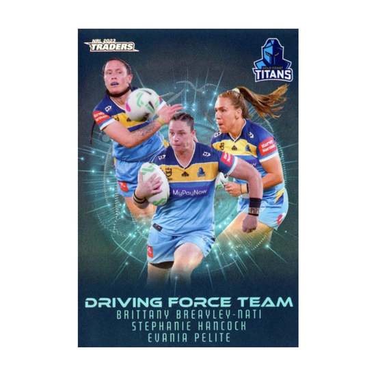Gold Coast Titans NRLW Driving Force Team Parallel Case Card
