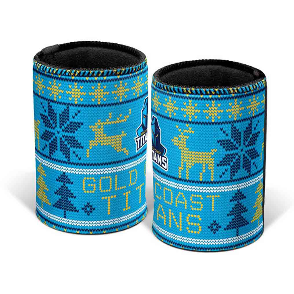 Gold Coast Titans Xmas Can Cooler