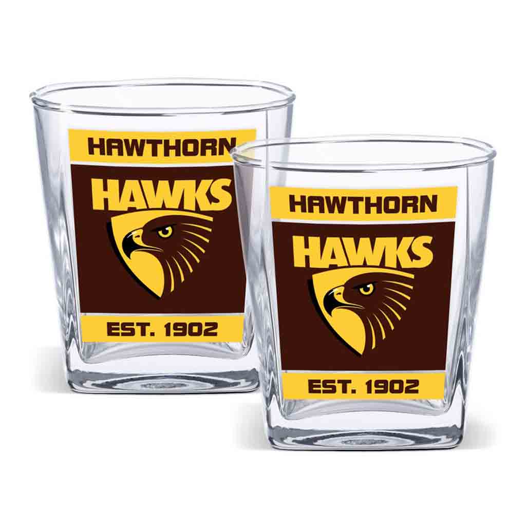 Hawthorn Hawks 2-Pack Spirit Glasses