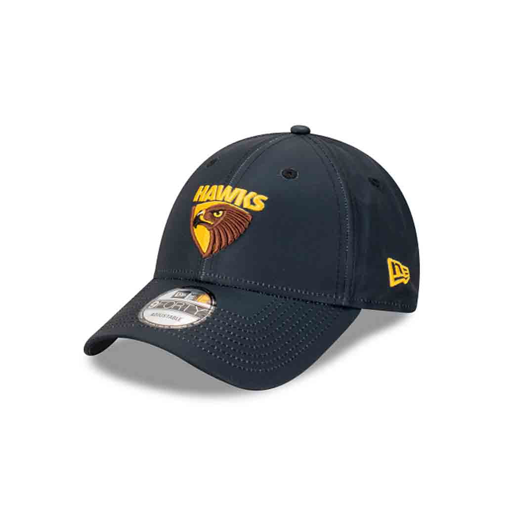 Hawthorn Hawks 2024 9Forty Official Team Colours Cloth Strap Cap