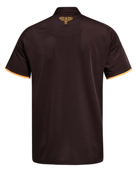 Hawthorn Hawks 2026 Media Polo Brown Adult