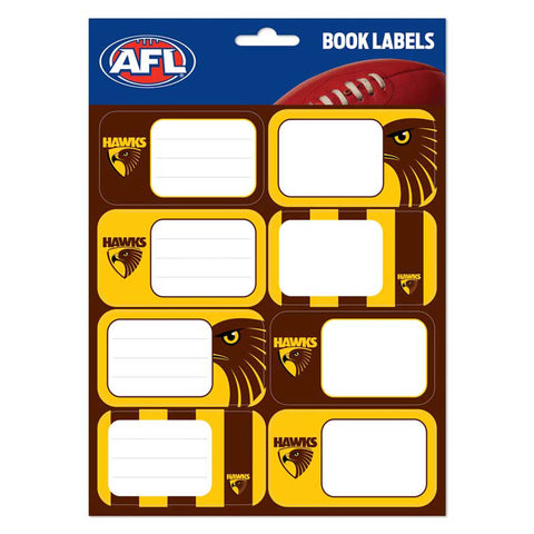 Hawthorn Hawks Book Labels