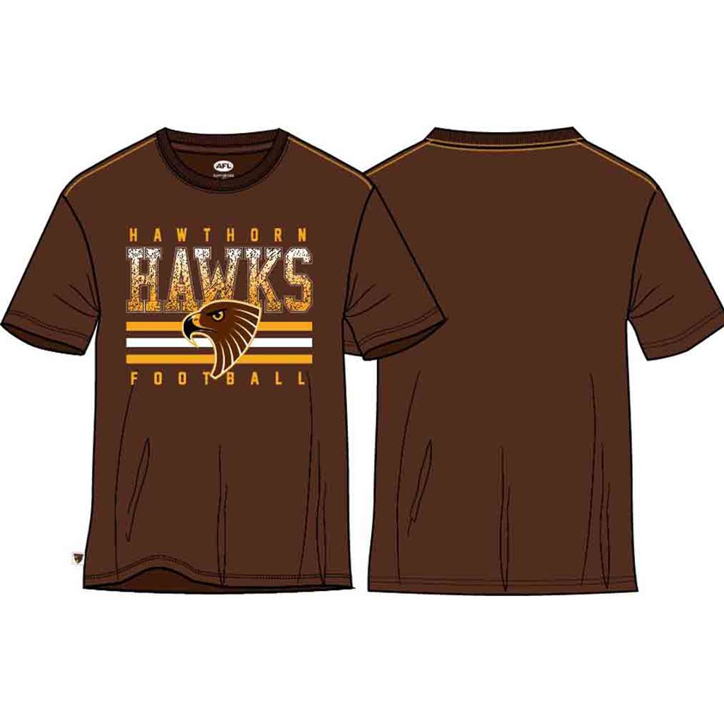 Hawthorn Hawks Sketch Tee Youth