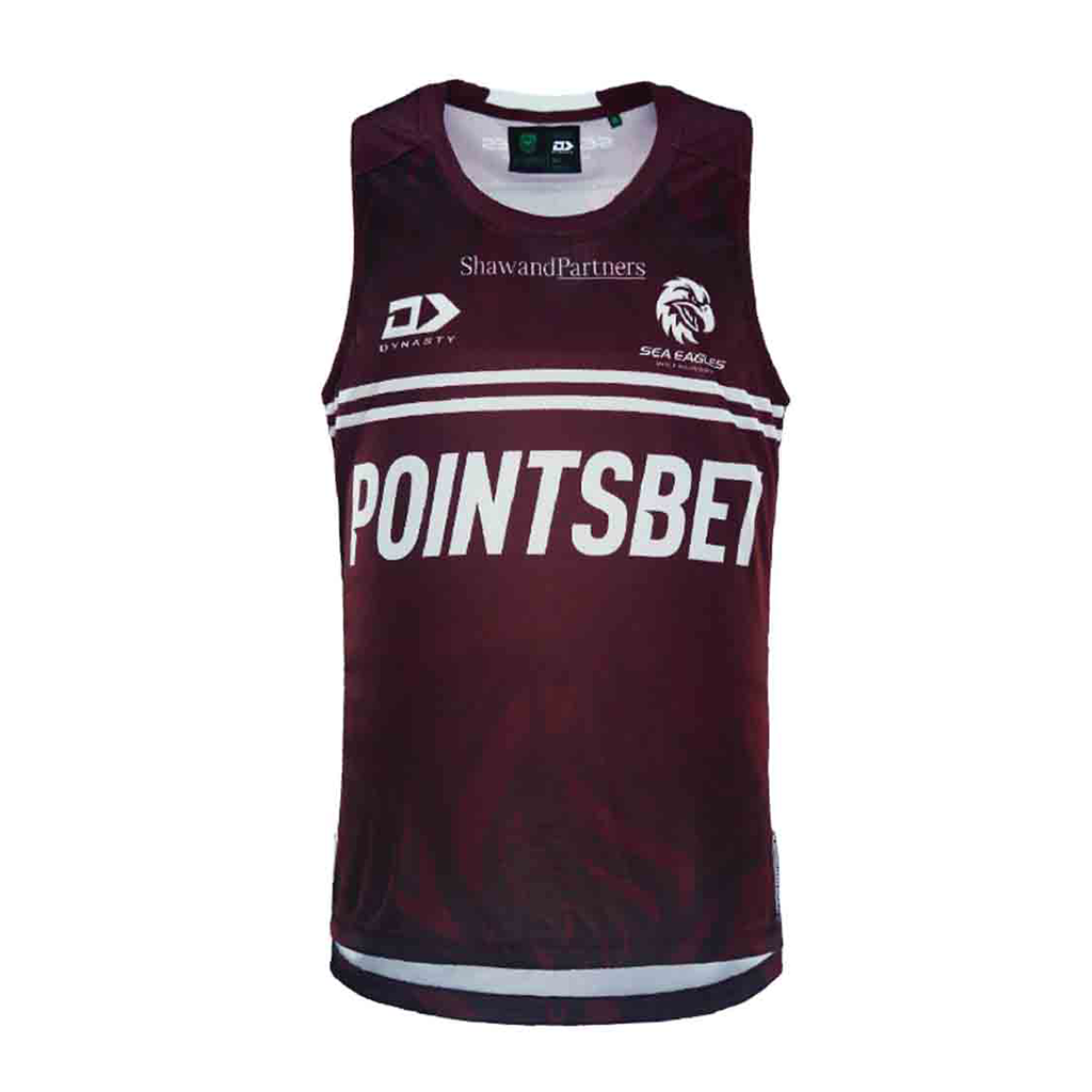 Manly Sea Eagles 2024 Training Singlet Adult