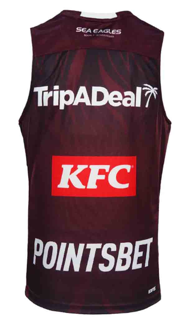Manly Sea Eagles 2024 Training Singlet Adult