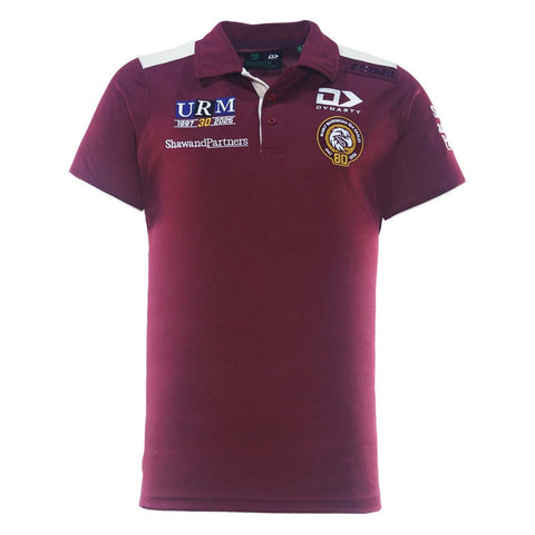 Manly Sea Eagles 2026 Media Polo Maroon Adult