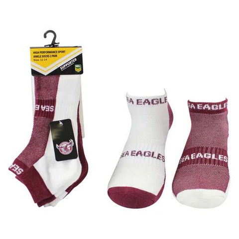 Manly Sea Eagles Ankle Socks / 11-14