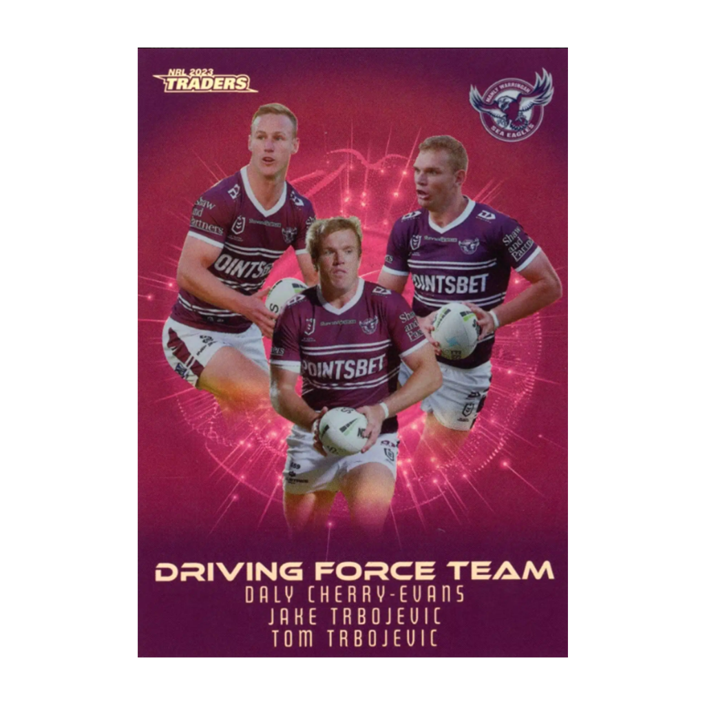 Manly Sea Eagles Driving Force Team Parallel Case Card