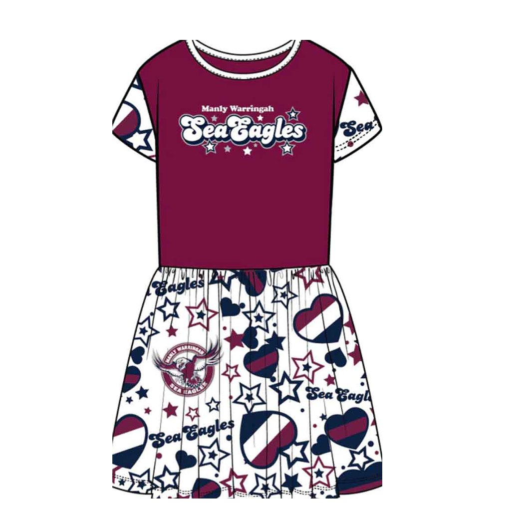 Manly Sea Eagles 'Heartbreaker' Dress