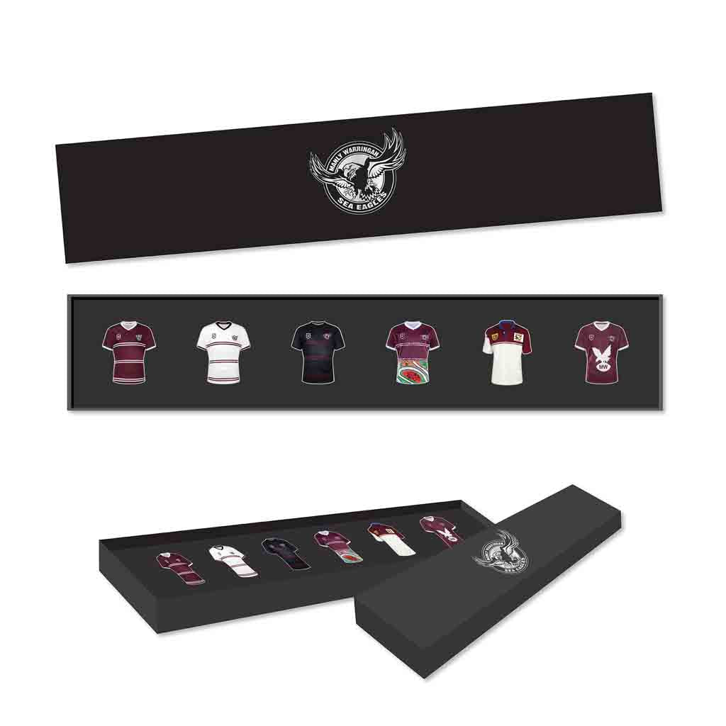 Manly Sea Eagles Jersey Pin Set