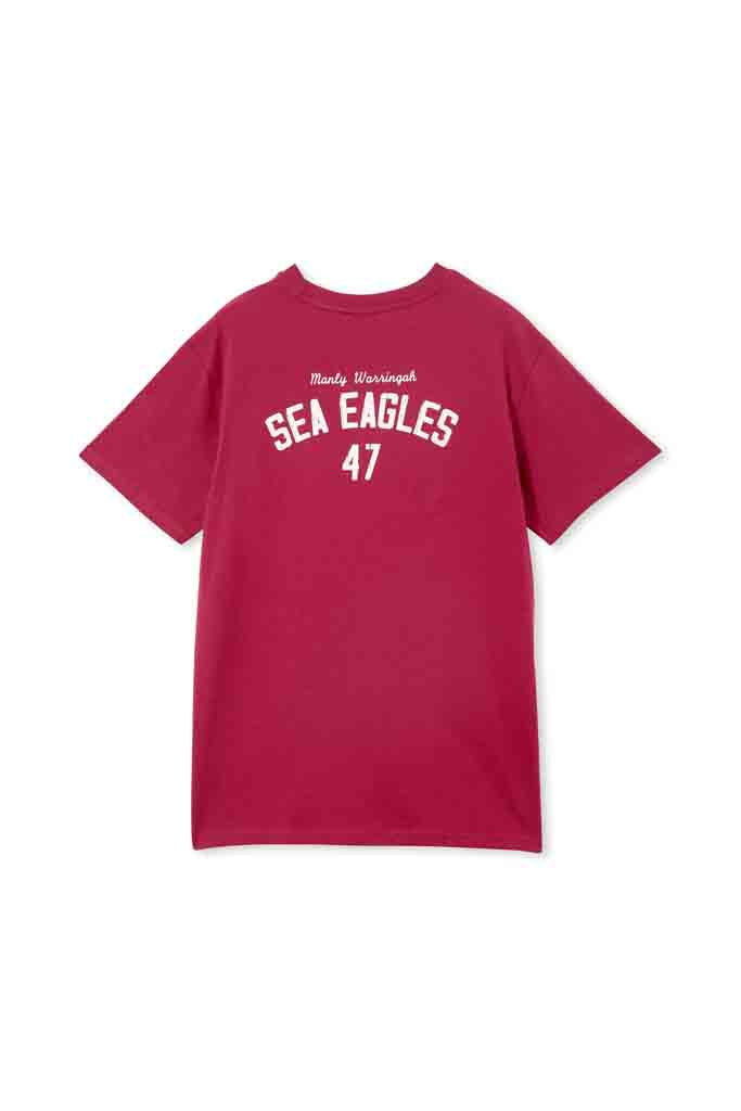 Manly Sea Eagles Mono Tee Adult