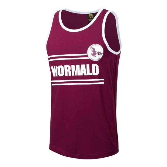 Manly Sea Eagles Retro Singlet Adult