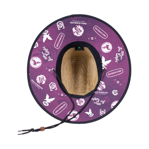 Manly Sea Eagles Straw Hat
