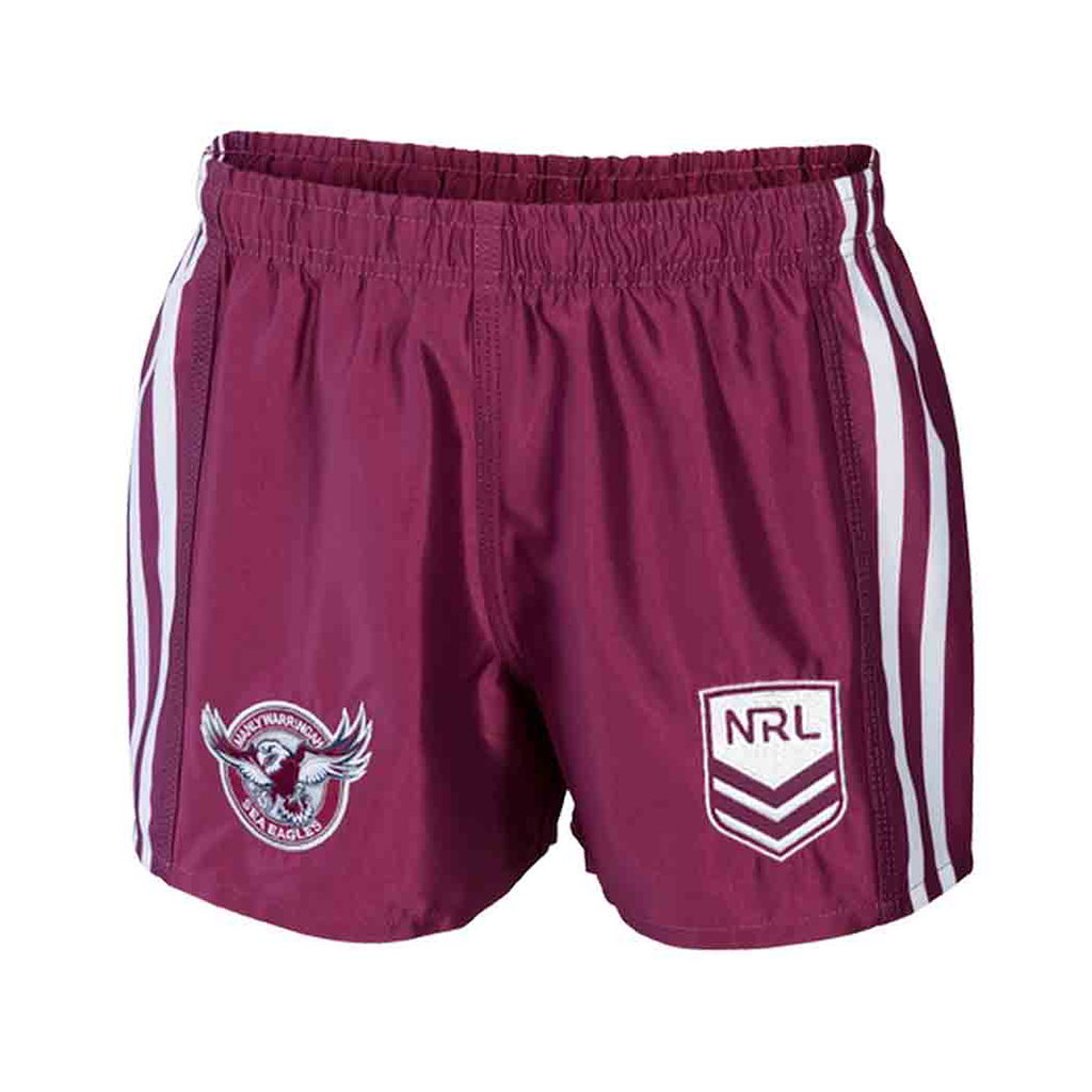 Manly Sea Eagles Supporter Shorts Maroon
