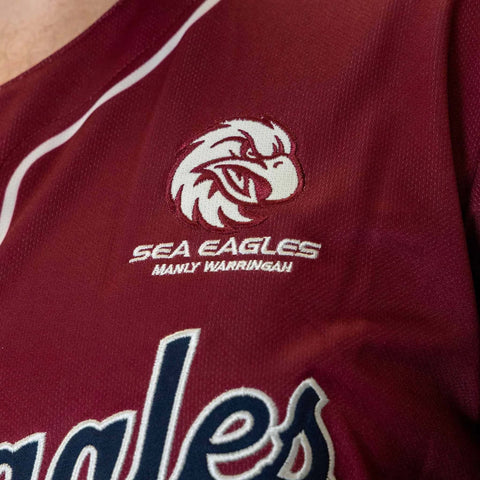 Manly Sea Eagles 'Homer' Baseball Shirt Adult