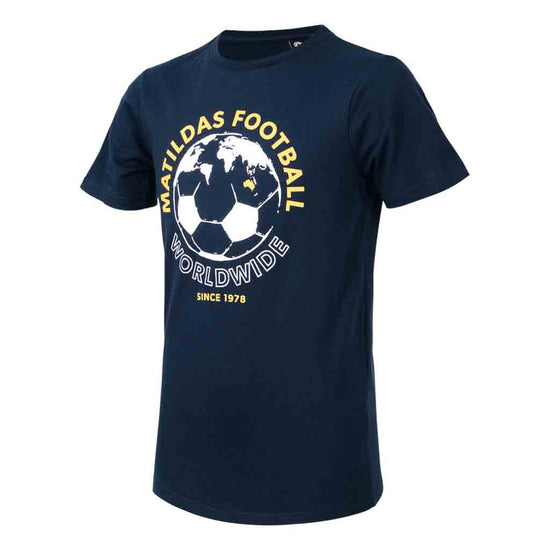 Matildas Football Navy Tee Youth